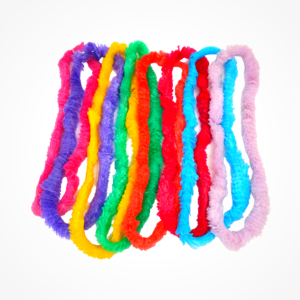 Collar arcoiris de plastico
