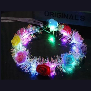 Cintillo flor luz grande
