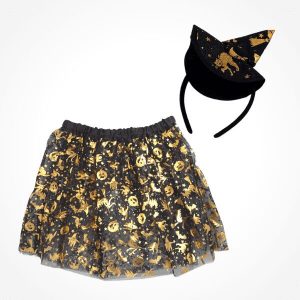 Conjunto tutu gorro brujita