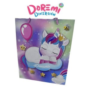 Bolsa unicornio 32x26 cm