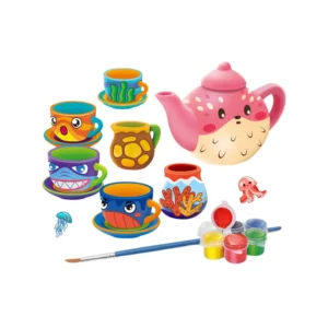 DIY Set de Pintura y Tazas de Cerámica