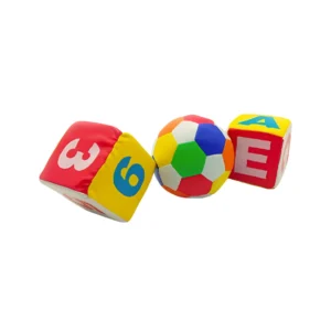 Pelota y Dados de Esponja Sensoriales (3 pcs)
