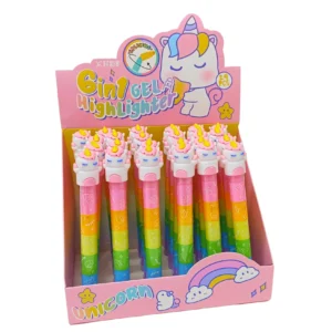 Lápices de Cera Apilable 6 Colores de Unicornio