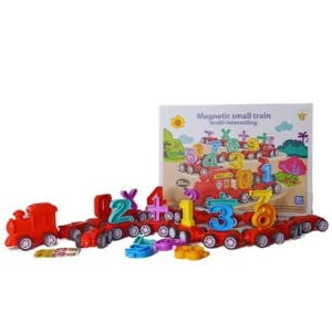 Juego de Mesa para Aprender Los Números Tren Mágnetico