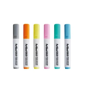Set de 6 Destacadores Biselados Artline 660 1-4MM