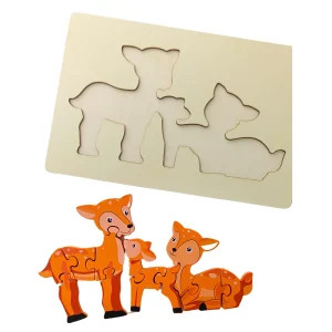 Puzzle 2 Pares 3D - A partir de 3 Años