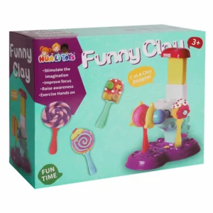 Set de Arcilla Funny Clay con Máquina de Paletas